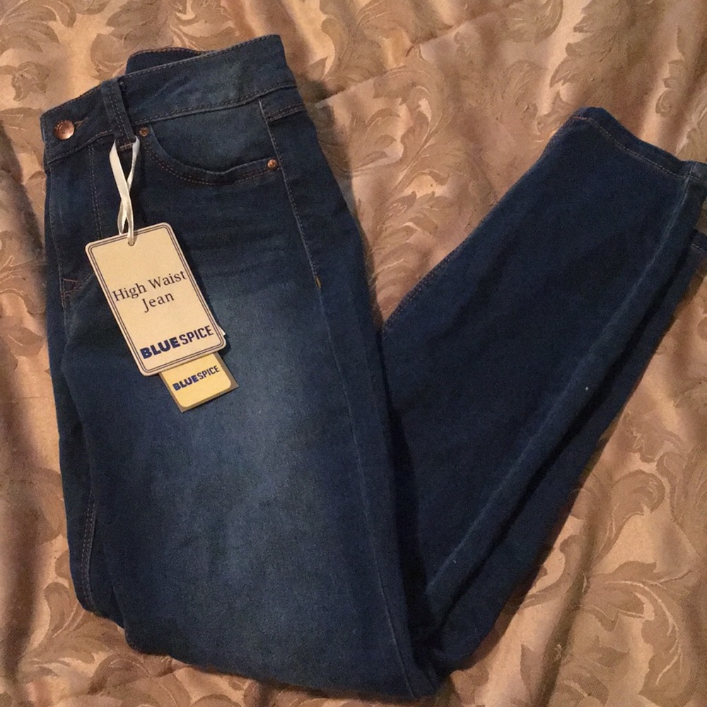 Blue Spice High Waist Jean
